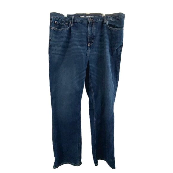 Old Navy Mens Jeans 42 x 32 Blue Denim Loose Ample - Picture 1 of 9